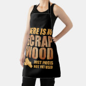 Er is geen schroot hout Woodworking Carpenter Schort (Insitu)