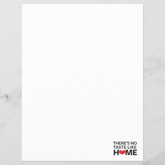 Er is geen Taste zoals thuis Flyer (Voorkant)