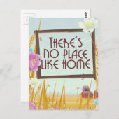 Er is geen thuis. briefkaart (Voorkant / Achterkant)
