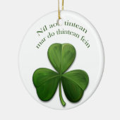 Er is geen thuis keramisch ornament (Links)