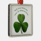 Er is geen thuis metalen ornament (Rechts)