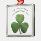 Er is geen thuis metalen ornament (Links)