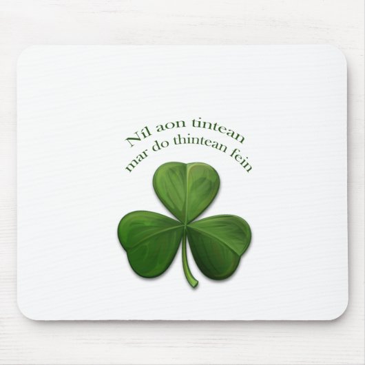 Er is geen thuis muismat (Voorkant)