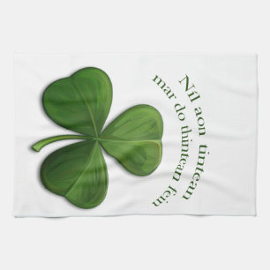 Er is geen thuis theedoek