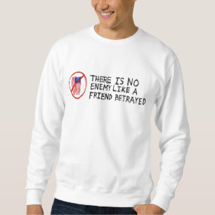 Er is geen vijand zoals een vriend die verraden wo trui