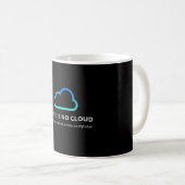 Er is geen wolk. Funny Programmer Gift Koffiemok (Voorkant rechts)
