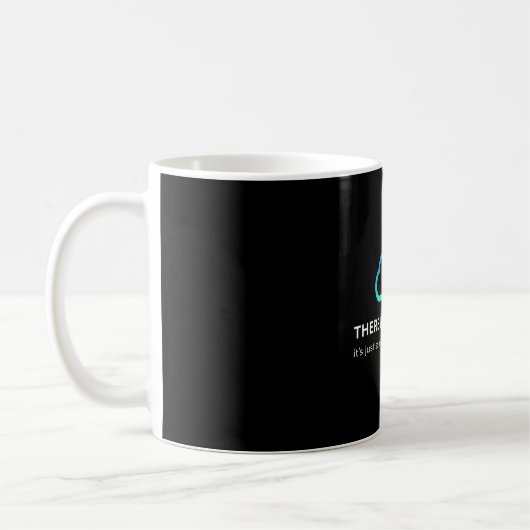 Er is geen wolk. Funny Programmer Gift Koffiemok (Links)
