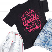 Er is heel wat sprankeling nodig om een schoolsecr t-shirt