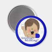 Er is iets aan de hand, jongen magneet (Voorkant / Achterkant)