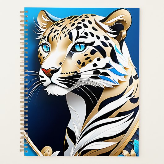 Er is iets met een luipaard dat beide rood is planner (Voorkant)