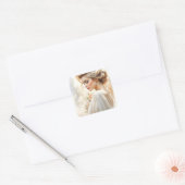 Er is iets met vrouwelijkheid dat simpelweg vierkante sticker (Envelop)