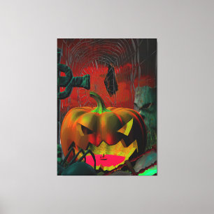 Er is iets spooky op deze manier canvas afdruk