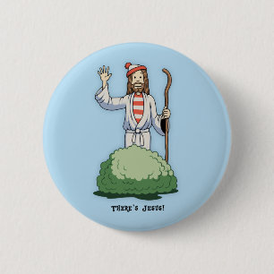 Er is Jesus! Ronde Button 5,7 Cm
