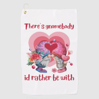 Er is liever niemand bij golfhanddoek