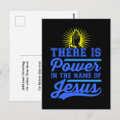 Er is macht in de naam Jezus Briefkaart (Voorkant / Achterkant)