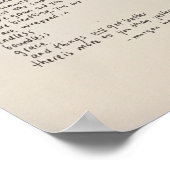 Er is meer voor u dan gisteren - een gedicht poster (Hoek)