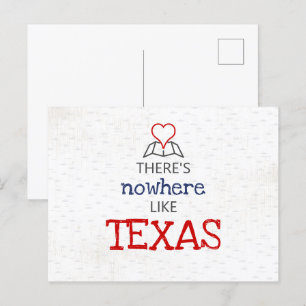 Er is nergens zoals Texas Briefkaart