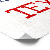 Er is nergens zoals Texas Poster (Hoek)