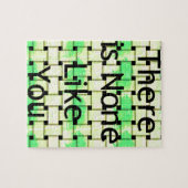 Er is niemand zoals jij art print legpuzzel (Horizontaal)