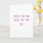 Er is niemand zoals jij Kaart (Gele Bloem)