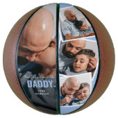 'Er is niemand zoals papa' fotocollage. Basketbal (Verticaal)