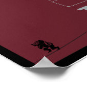 ER IS NIETS (Leinwand) Poster (Hoek)