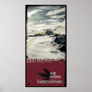 ER IS NIETS (Leinwand) Poster