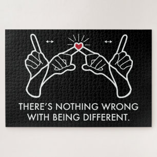 Er is niets mis met anders zijn legpuzzel