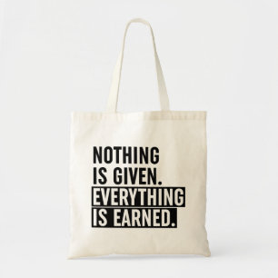 Er is niets te behalen. tote bag