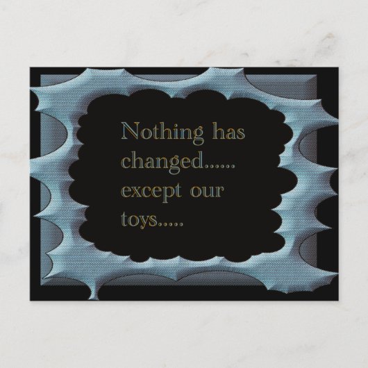 Er is niets veranderd briefkaart (Voorkant)