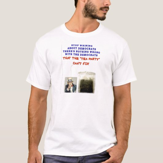 ER IS NIETS WRICHTEN MET DEMOCRATEN T-SHIRT (Voorkant)