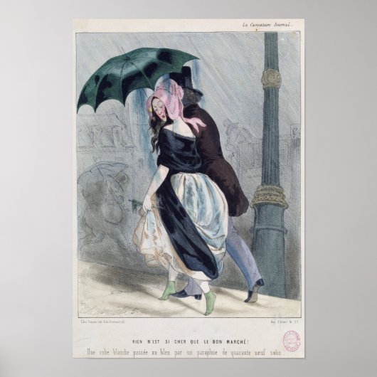 Er is niets zo duur als Le Bon Marche. Poster (Voorkant)