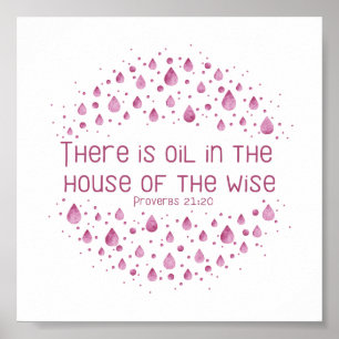 Er is olie in het Huis van het Poster van Wise