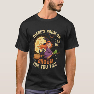 Er is ook plaats op mijn bezem voor jou, juf Hallo T-shirt