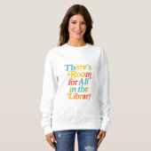 Er is plaats voor iedereen in de bibliotheek trui (Voorkant volledig)