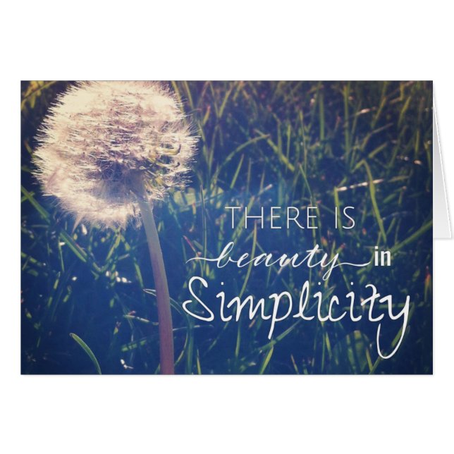 Er is Schoonheid in Eenvoud (Voorkant Horizontaal)