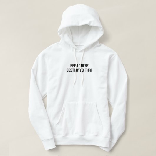 Er is vernietigd dat hoodie (Design voorkant)