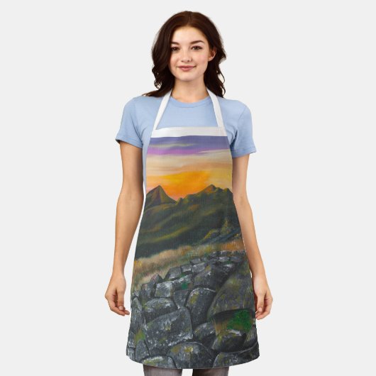 Er is vuur in de lucht Schort (Gedragen)