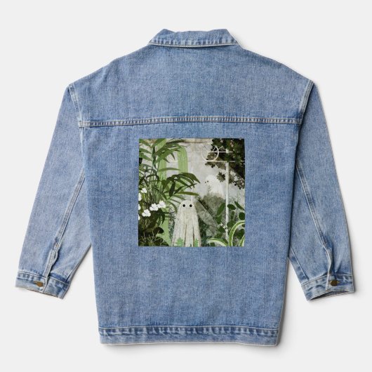Er is weer een geest in de kas... denim jacket (Achterkant)