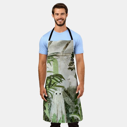 Er is weer een geest in de kas... schort (Gedragen)