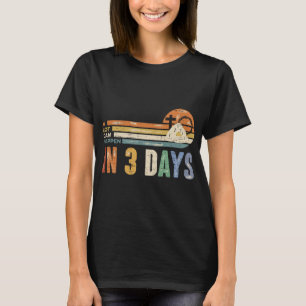 Er kan veel gebeuren in 3 dagen bloemenretro EA T-shirt