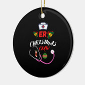 ER Kerstmis Crew Keramisch Ornament (Links)