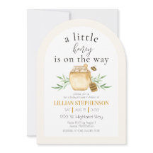 Er komt een beetje honing op weg Bijen baby shower