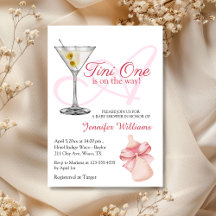 er komt een kleine aan,  roze baby shower