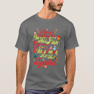Er lopen nobodys op deze vun oude familie Christm T-shirt