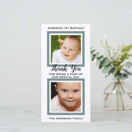 Ęr Merci d'anniversaire de bébé (Debout devant)