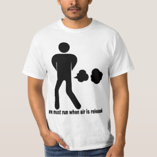 Er moet één lopen t-shirt