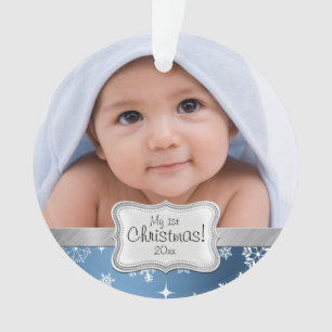 Ęr Noël de bébé avec des flocons de neige