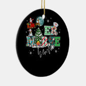 ER Noose Stethoscoop kerst Noodzaal Keramisch Ornament (Rechts)