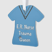 ER Nurse Scrubs Ornament (voorkant)